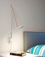 String W1 væglampe hvid/orange