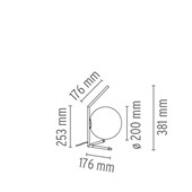 IC Lights T1 Low bordlampe