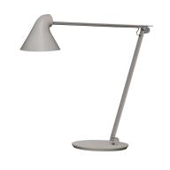 NJP bordlampe lys alu gr