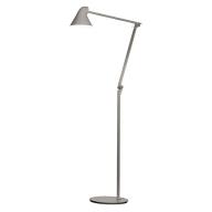 NJP Gulvlampe lys alu gr
