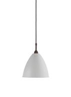 BL9 medium pendel sort messing/klassisk hvid