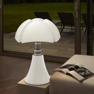 Pipistrello Medium 1965 Bordlampe Hvid