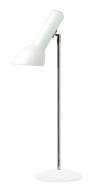Oblique bordlampe hvid blank