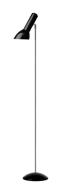 Oblique gulvlampen sort blank
