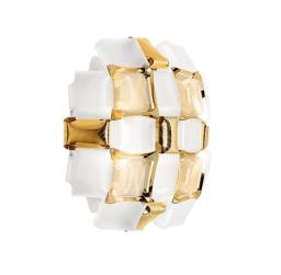 Mida plafond 32X32 hvid/guld