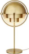 Multi-lite bordlampe messing