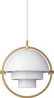 Multi-lite pendel small messing/hvid
