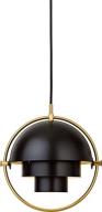 Multi-lite pendel small messing/sort