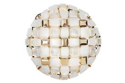 Mida plafond 67 hvid/guld