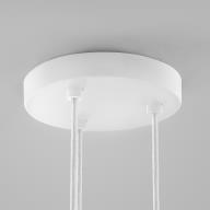 CEILING BASE 200/3 PENDANTS WHITE