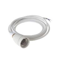 Doo wop fatning m. 3m ledning