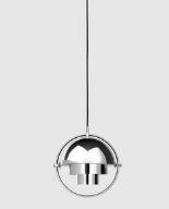 Multi-lite pendel small Chrome / Chrome