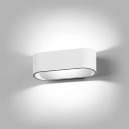 Aura W1 væglampe - Hvid