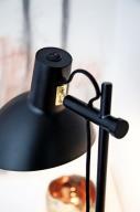 Metropole Gulvlampe 1 Arm Sort 