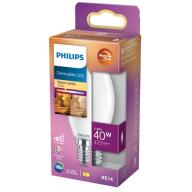 Philips LED E14 Kerte 4W Glas Dmpbar 2