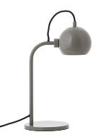 Ball Single Bordlampe Blank Varm grå