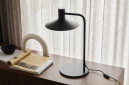 Minneapolis Bordlampe Matt Sort 2