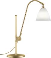 BL 1 Bordlampe Porceln Skrm Messing stang+base 1