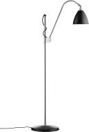 BL 3 Gulvlampe 21 Mat Sort Skrm + base Krom Stang