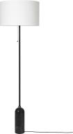 Gravity Gulvlampe Sort Marmor Hvid Skrm