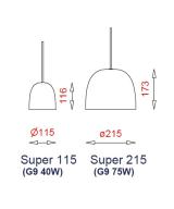 Super115 opal - rd ledning
