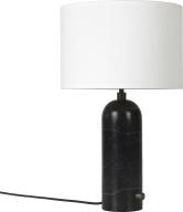 Gravity Bordlampe Small Sort Marmor Hvid Skrm 1