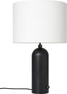 Gravity Bordlampe Large Sort Stl Hvid Skrm 1