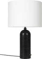 Gravity Bordlampe Large Sort Marmor Hvid Skrm 1