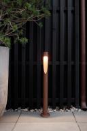 Flindt Garden Pullert Corten u/Adaptor Fodplade Lang 2