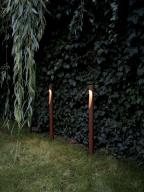 Flindt Garden Pullert Corten u/Adaptor Fodplade Lang 3