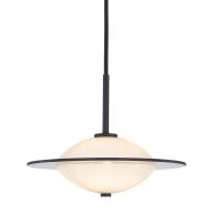 Orbit Pendant 24cm - opal/sort
