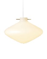 Repose Pendant 400 - White/Brass