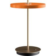 Asteria move orange portable LED bordlampe