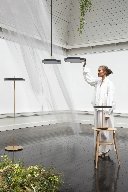 Asteria sort gulvlampe