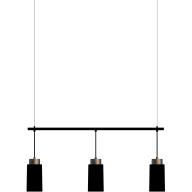 Edge Trio mat sort/bronze pendel