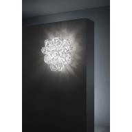Drusa hvid loft-/vglampe