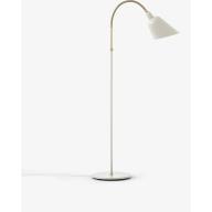 Bellevue AJ7 hvid/messing gulvlampe