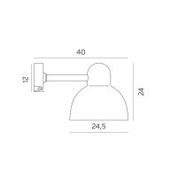 Koster 1912 aluminium udendrs vglampe