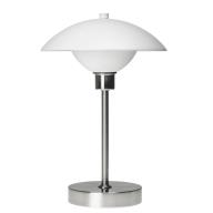 Roma LED hvid/stål bordlampe
