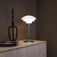 Morph 21 opal/krom bordlampe