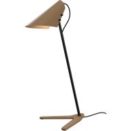 Vincent sort/sand bordlampe