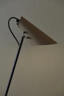 Vincent sort/sand bordlampe