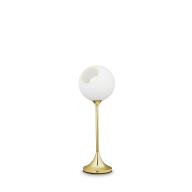 Ballroom white snow/gold bordlampe