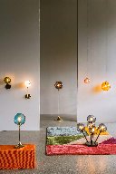 Ballroom rose/gold gulvlampe