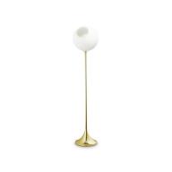 Ballroom white snow/gold gulvlampe