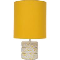 Stacks 3  lemon-gul bordlampe