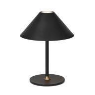 Hygge sort batteri bordlampe 19