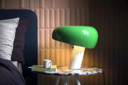 Snoopy bordlampe grn