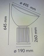 Taccia gulvlampe sort