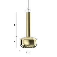 VL 56 Pendel Poleret Messing 2